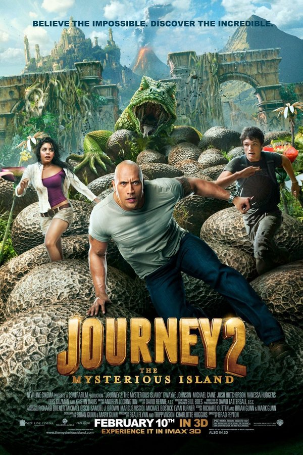 Poster Journey 2 The Mysterious Island
