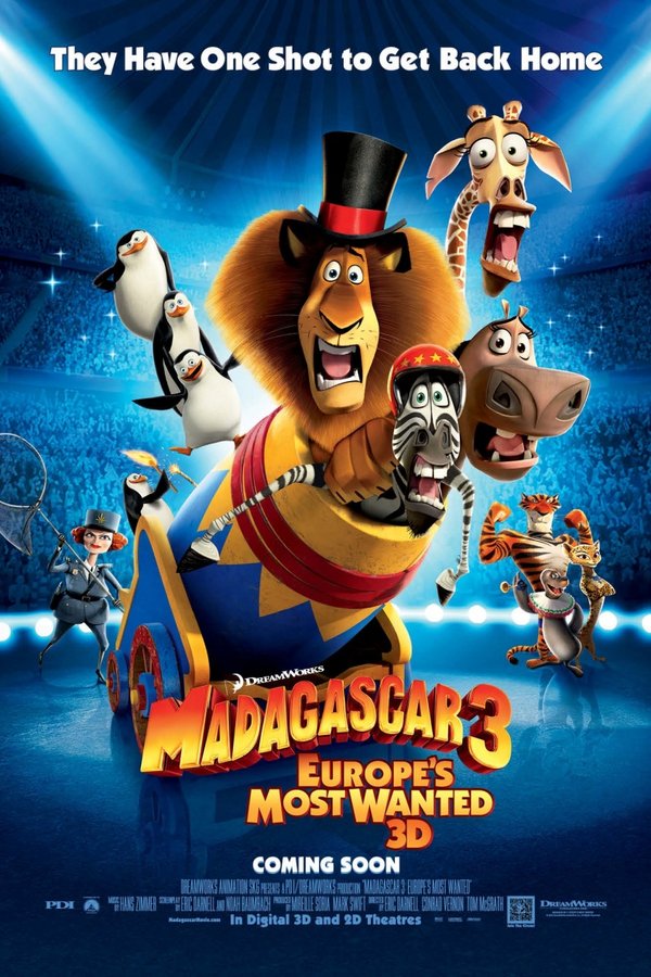 Poster Madagascar 3 Europes Wanted